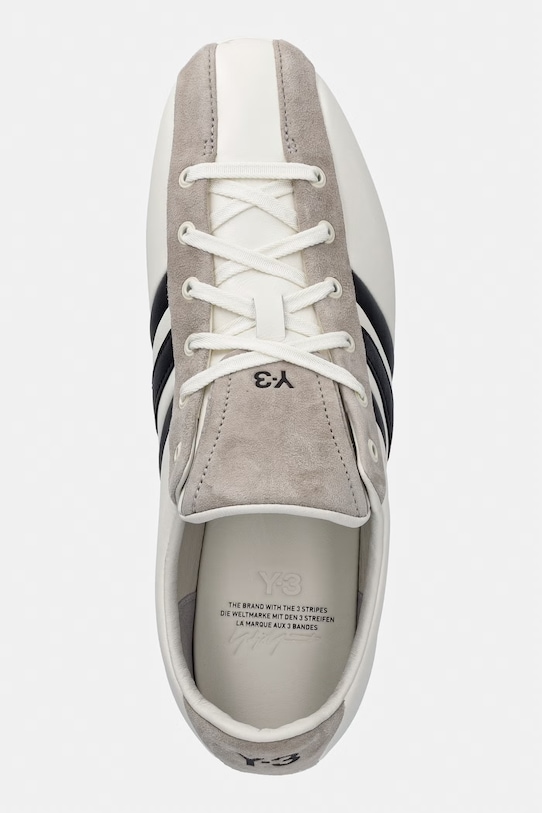 Y-3 sneakersy skórzane FIELD beżowy KI7091