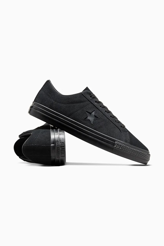 Converse tenisówki zamszowe One Star Pro czarny A05320C