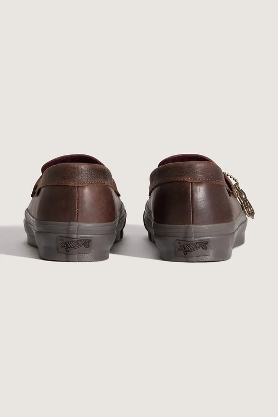 Obuwie Vans mokasyny męskie skórzane LX Loafer 53 VN000VATDMV1 brązowy