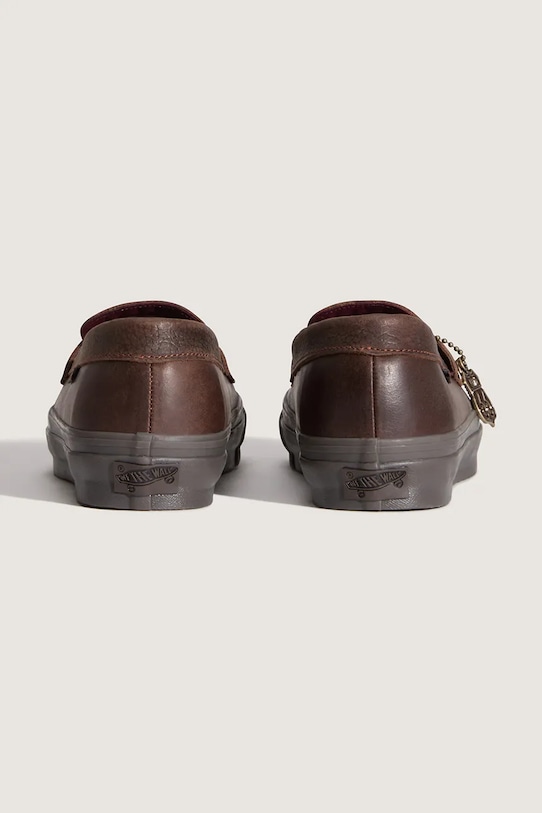 Obuwie Vans mokasyny męskie skórzane LX Loafer 53 VN000VATDMV1 brązowy