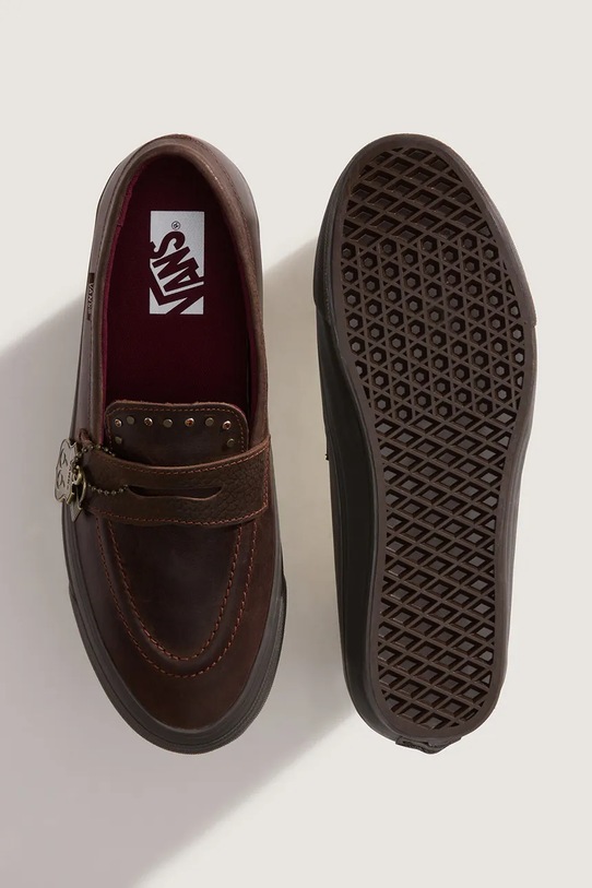 Vans mokasyny męskie skórzane LX Loafer 53 brązowy VN000VATDMV1