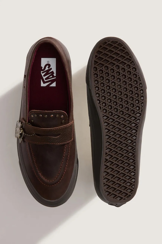 Vans mokasyny męskie skórzane LX Loafer 53 brązowy VN000VATDMV1