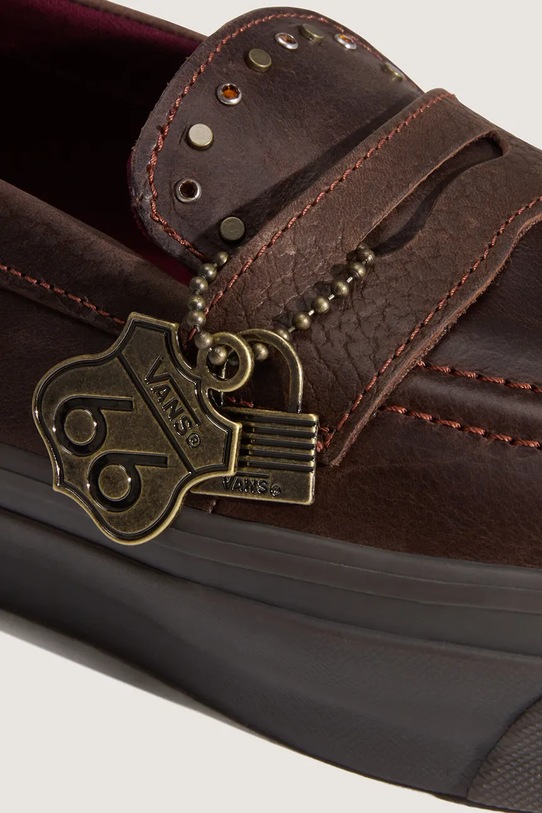 Vans mokasyny męskie skórzane LX Loafer 53 VN000VATDMV1 brązowy