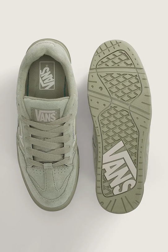 Vans Upland sneakersy skórzane zielony VN000D6FFSG1