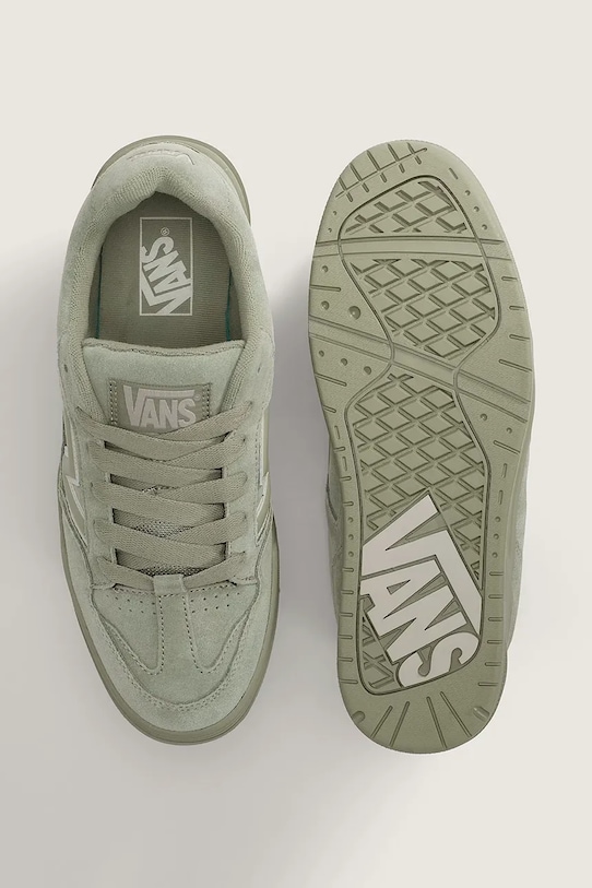 Vans Upland sneakersy skórzane zielony VN000D6FFSG1