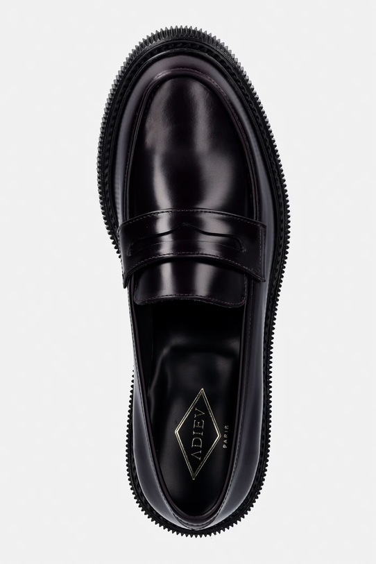 ADIEU mokasyny skórzane Type 159 fioletowy Type.159