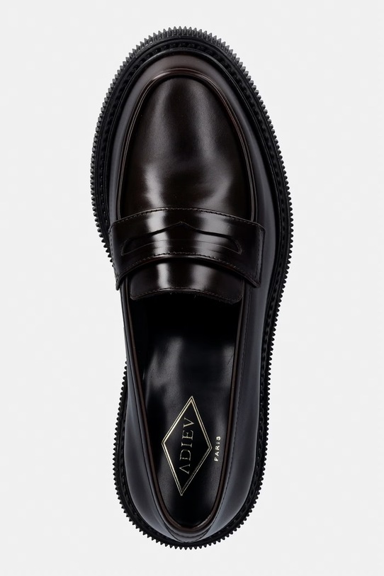 ADIEU mokasyny skórzane Type 159 brązowy Type.159