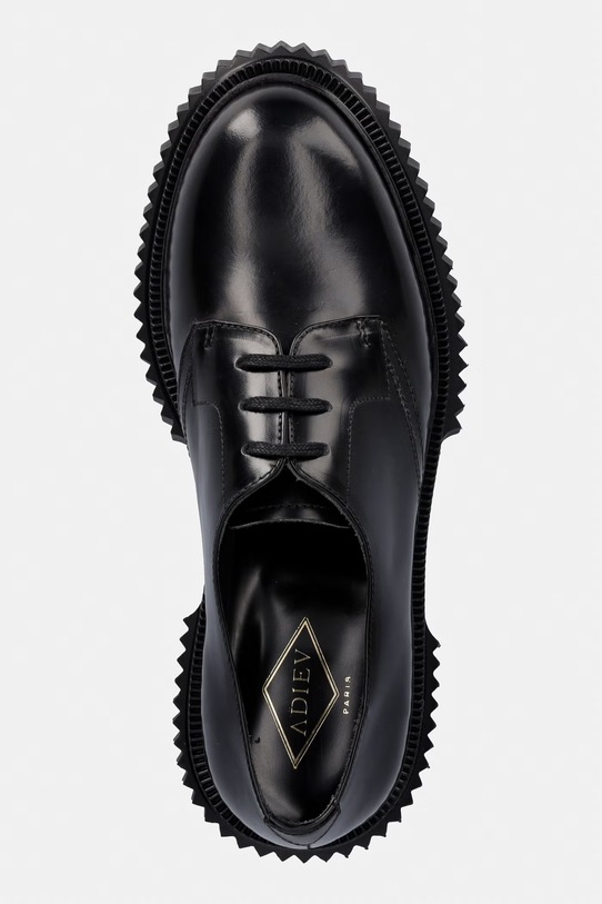 ADIEU półbuty skórzane Type 202 czarny Type.202.SS26