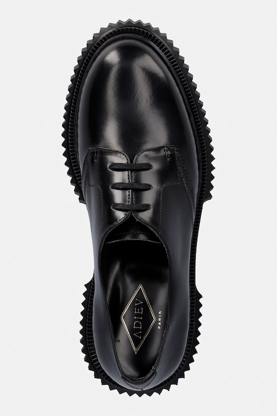 ADIEU półbuty skórzane Type 202 czarny Type.202.SS26
