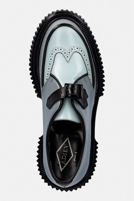 ADIEU półbuty skórzane Type 198 szary Type.198