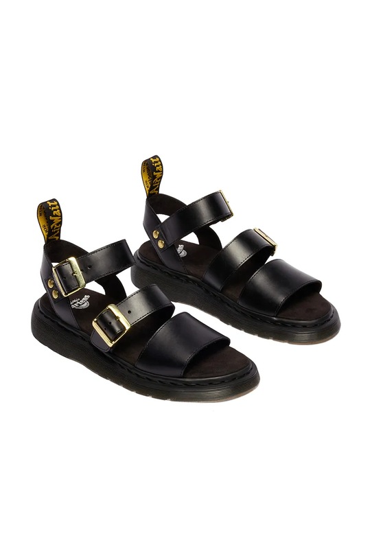 Dr. Martens sandále rimanky kožené Gryphon DM42329001 čierna SS26