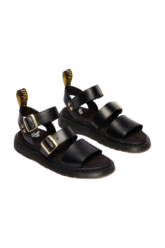 Dr. Martens sandále rimanky kožené Gryphon DM42329001 čierna SS26