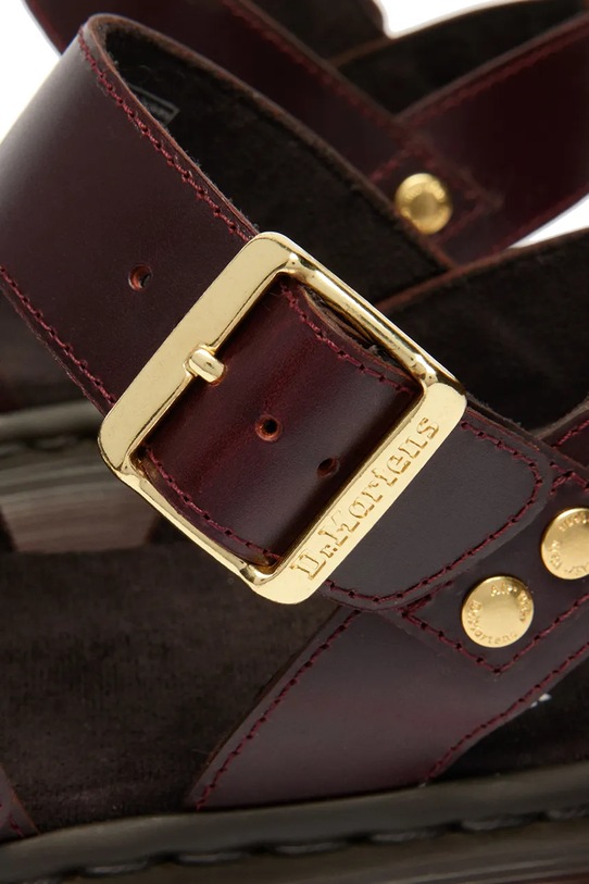 Dr. Martens Gryphon sandały rzymianki skórzane DM42329200 brązowy