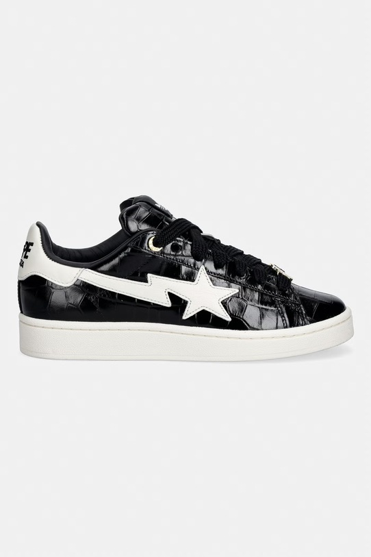 adidas Originals x BAPE leather sneakers KJ8851 black color KJ8851