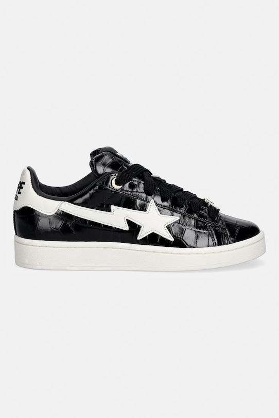adidas Originals x BAPE leather sneakers KJ8851 black color KJ8851