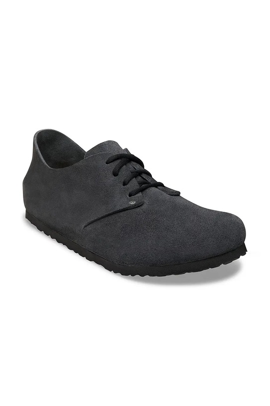 Birkenstock Maine półbuty na płaskim obcasie zamszowe 1031727. szary SS26