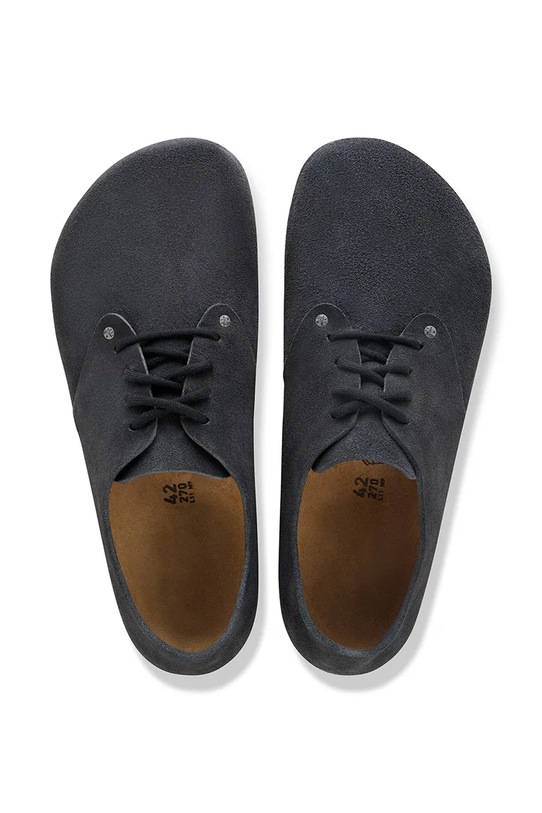 Birkenstock Maine półbuty na płaskim obcasie zamszowe 1031727. szary