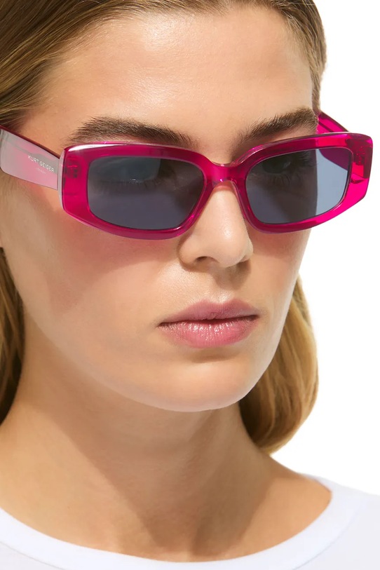 Kurt Geiger London okulary przeciwsłoneczne damskie Kensington 5509152679 bordowy