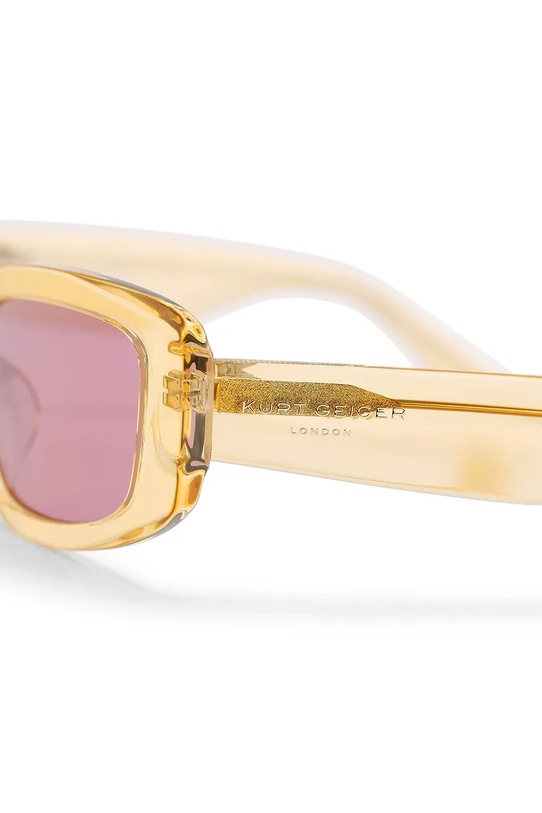 Kurt Geiger London okulary przeciwsłoneczne damskie Kensington żółty 5509193679
