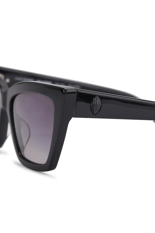 Kurt Geiger London okulary przeciwsłoneczne kocie oczy damskie czarny 5509300679