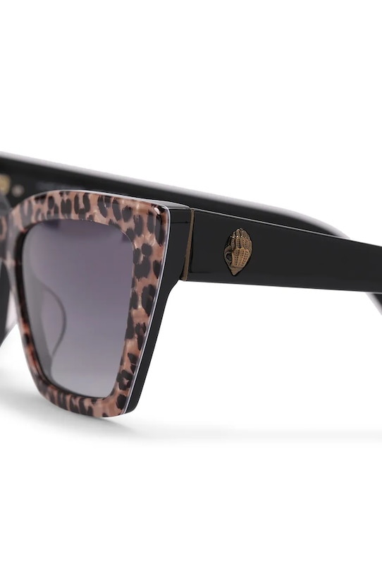 Kurt Geiger London okulary przeciwsłoneczne kocie oczy damskie brązowy 5509339679