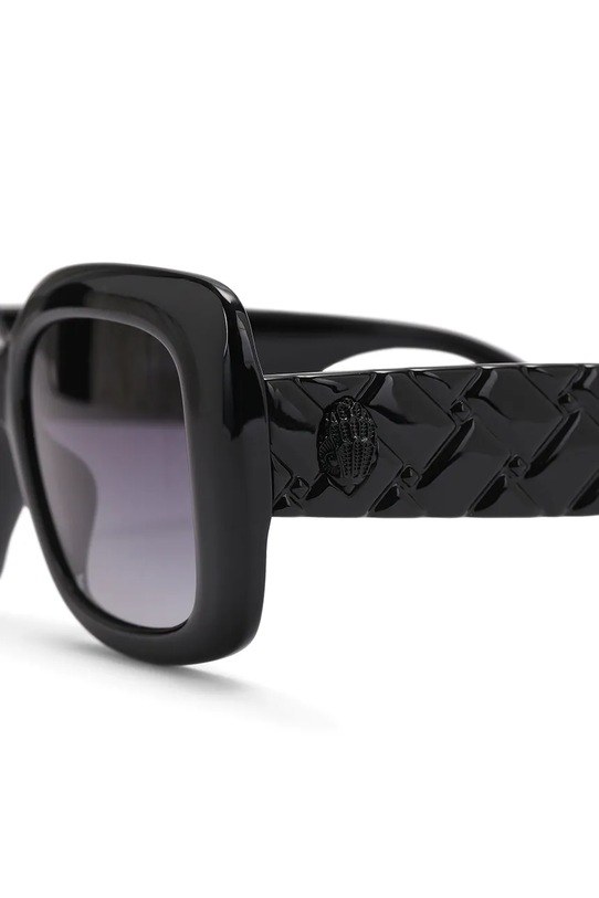 Kurt Geiger London okulary przeciwsłoneczne kwadratowe damskie Kensington czarny 5510100679
