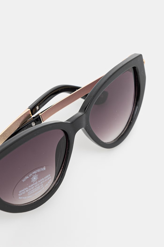 Akcesoria Aldo okulary przeciwsłoneczne kocie oczy damskie GAYA GAYA.970 czarny