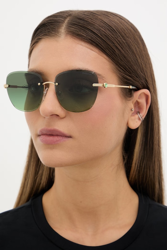 Swarovski ochelari de soare pentru femei MILLENIA aur 5752918