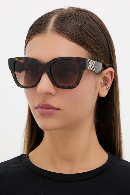 Burberry slnečné okuliare typ mačacieho oka dámske hnedá 0BE4489U