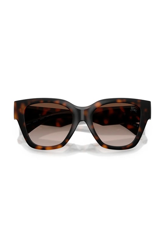 Burberry okulary przeciwsłoneczne kocie oczy damskie 0BE4489U brązowy