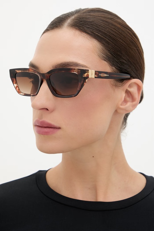 Dolce & Gabbana slnečné okuliare dámske hnedá 0DG4532