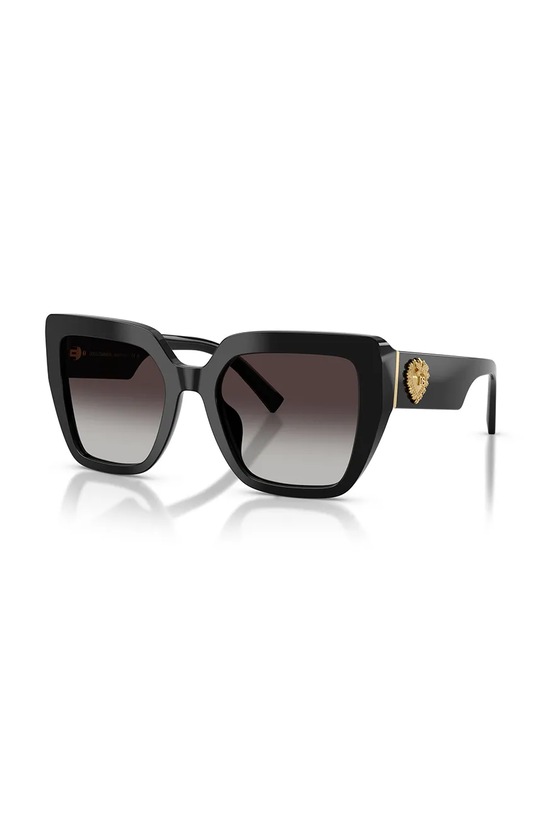 Dolce & Gabbana okulary przeciwsłoneczne kwadratowe damskie czarny 0DG4538