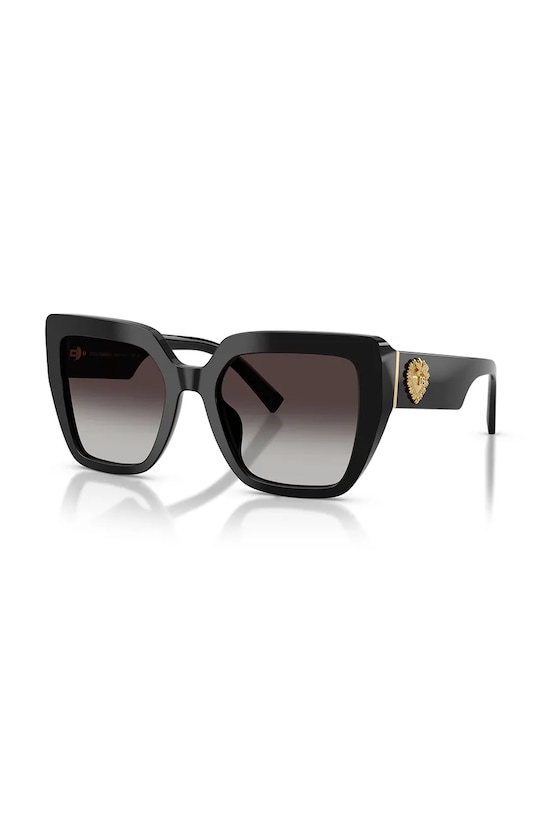 Dolce & Gabbana okulary przeciwsłoneczne kwadratowe damskie czarny 0DG4538