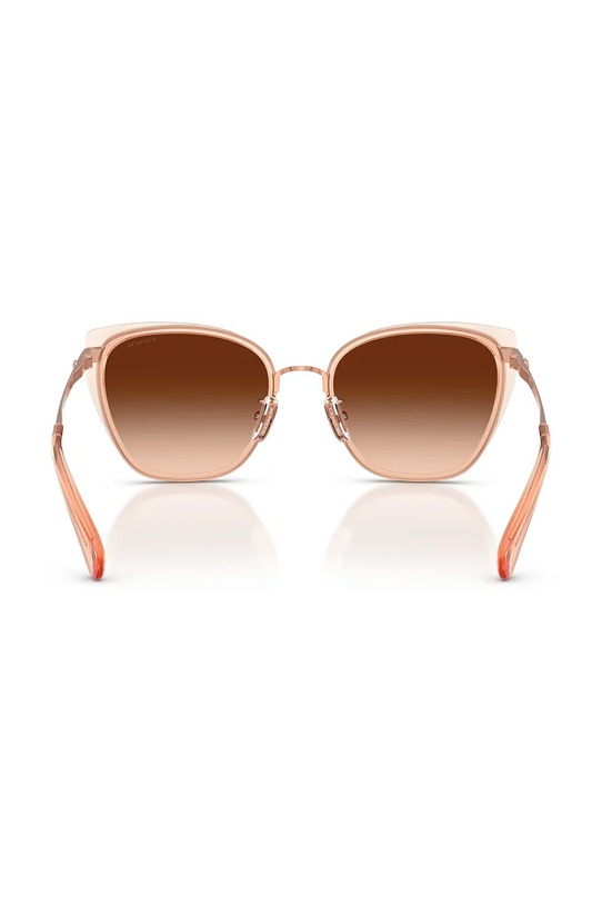 Coach okulary przeciwsłoneczne kocie oczy damskie pomarańczowy 0HC7187