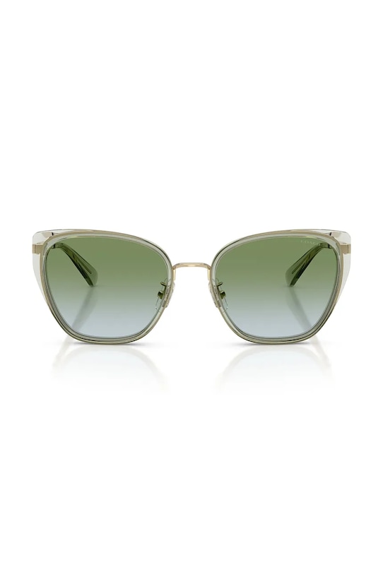 Coach okulary przeciwsłoneczne kocie oczy damskie 0HC7187 złoty SS26