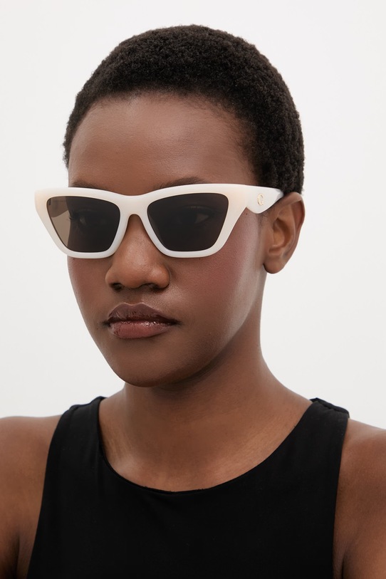 Coach okulary przeciwsłoneczne damskie beżowy 0HC8449U