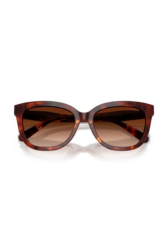 Coach okulary przeciwsłoneczne damskie 0HC8453U brązowy