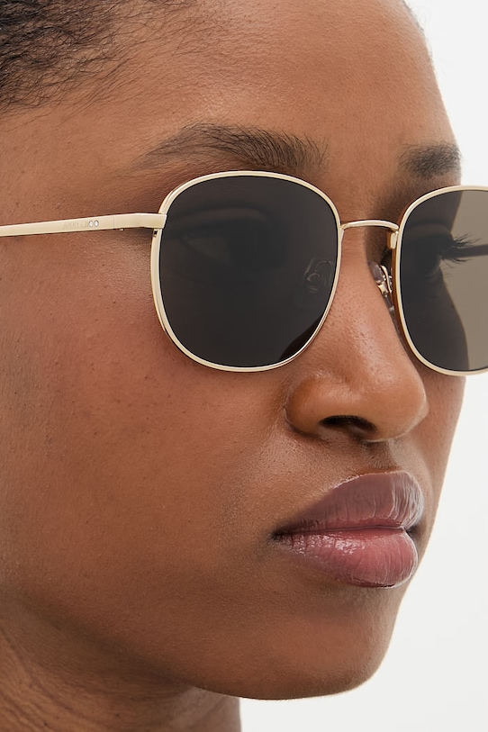 Akcesoria Jimmy Choo okulary przeciwsłoneczne damskie 0JC4025B złoty