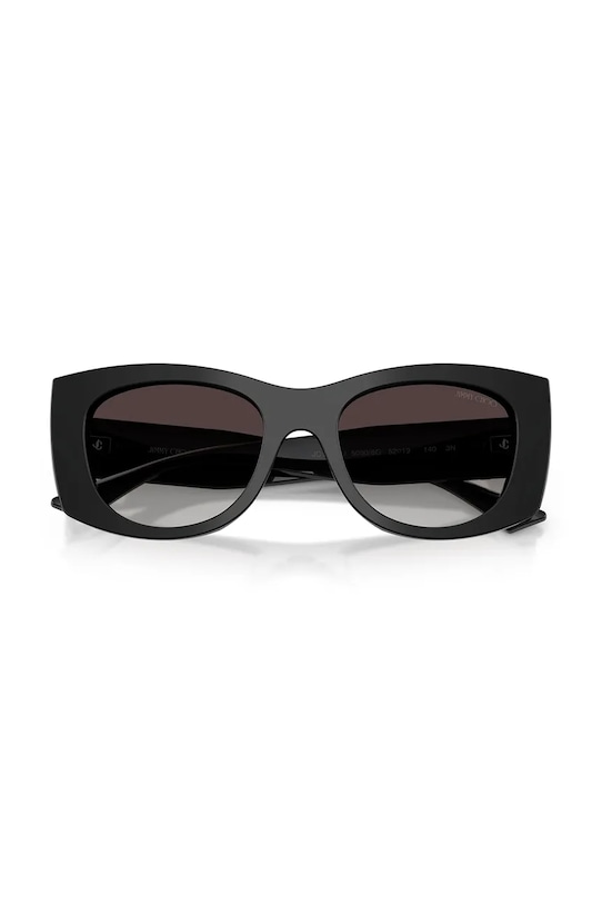 Jimmy Choo okulary przeciwsłoneczne kocie oczy damskie 0JC5066U czarny