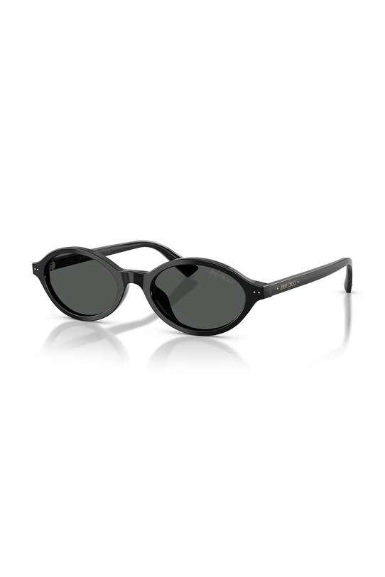 Jimmy Choo okulary przeciwsłoneczne okrągłe damskie czarny 0JC5068U