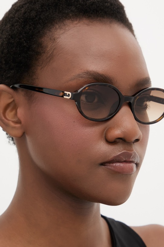 Akcesoria Furla okulary przeciwsłoneczne damskie WD00154.A.0116.1443S brązowy