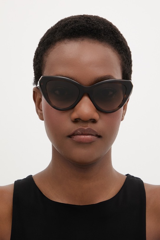 Furla okulary przeciwsłoneczne kocie oczy damskie WD00175.A.0116.AN000 brązowy SS26