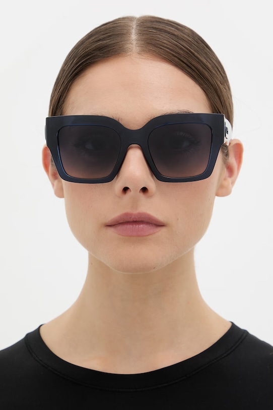 Furla ochelari de soare cat eye pentru femei WD00186.BX4473.6G000 bleumarin SS26