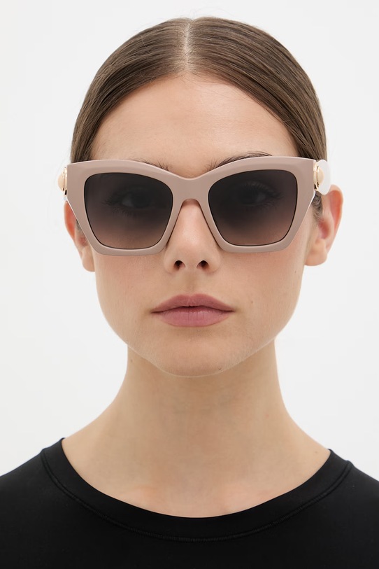 Furla сонцезахисні окуляри "cat eyes" жіночі WD00177.A.0116.2595S бежевий SS26