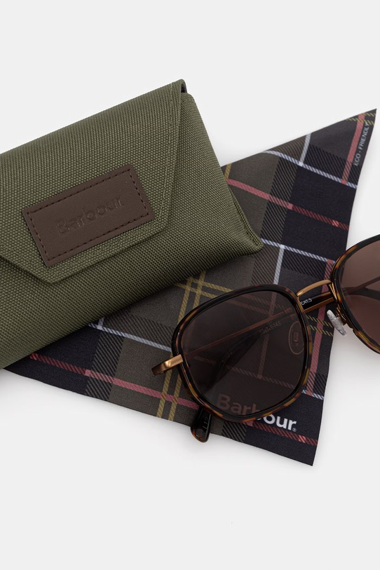 Barbour okulary damskie brązowy BAS.3077