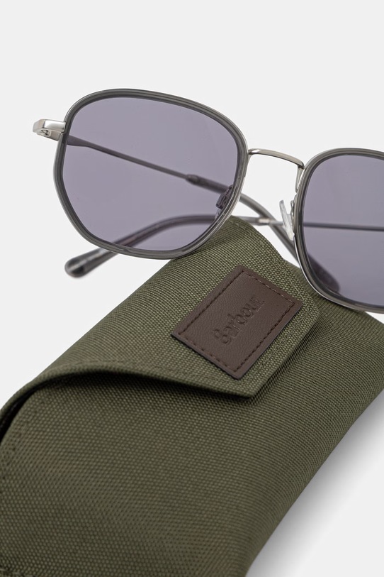 Barbour okulary damskie szary BAS.3077