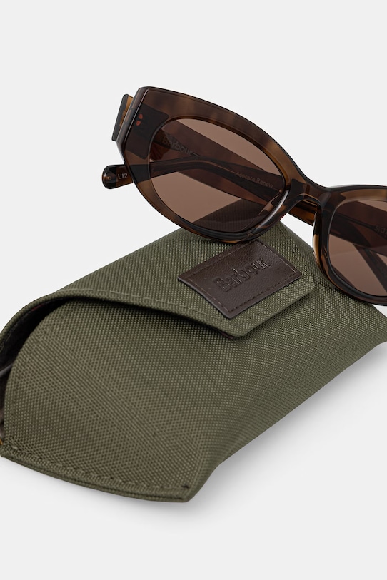 Barbour okulary damskie brązowy BAS.3094