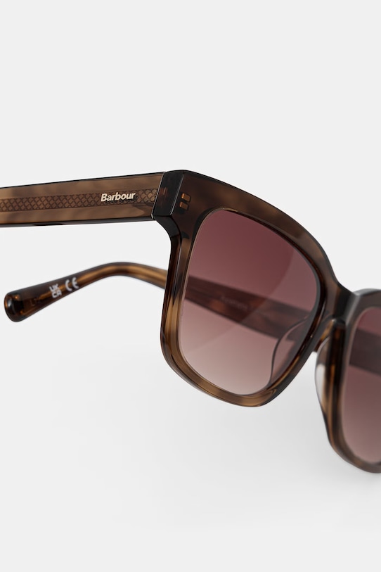 Akcesoria Barbour okulary przeciwsłoneczne damskie BAS.3097 brązowy