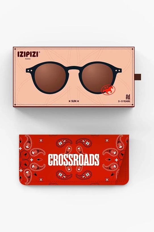 IZIPIZI okulary przeciwsłoneczne dziecięce KIDS #d KDS2328001X00 czarny