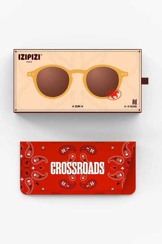 IZIPIZI okulary przeciwsłoneczne dziecięce KIDS KDS2328101X00 żółty